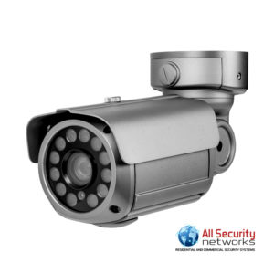 Eyemax | HD-TVI 1080P (2MP) IP68 Outdoor IR Bullet Camera with 12 COB IR, Vari-focal Lens, DC 12V