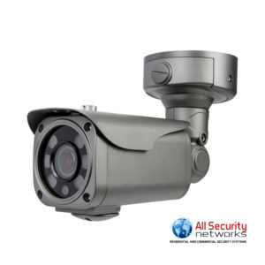 Eyemax | HD-TVI 1080p (2MP) IP68 Outdoor IR Bullet Camera with 6 COB IR, Motorized Vari-focal Lens, Dual power